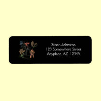 Ogre Creatures Scary Halloween Address Label labels