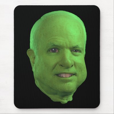 Ogre McCain Mousepad by boldhumor