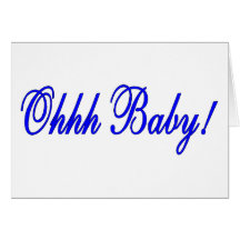 Oh Baby (Blue) Cards