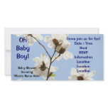 Oh Baby Boy! invitations Baby shower Magnolia Photo Card Template