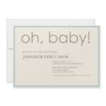 oh baby! invitation