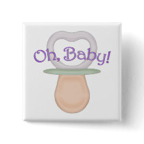 Oh, Baby! Pacifier Design Pin