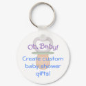 Oh, Baby! Pacifier Design keychains by JaZilla Oh, Baby! Pacifier Design keychains
