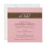 Oh, Baby! Swirly Baby Shower Invitation (pink)