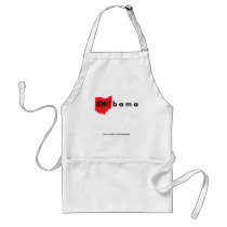 (OH)bama - Red and Black Apron
