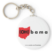 (OH)bama - Red and Black Key Chains