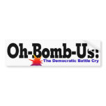 Oh-Bomb-Us Bumper Stickers