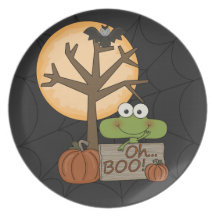 Oh Boo Dinner Plate