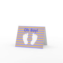 Oh Boy - It's a Boy Baby Cards