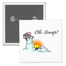 ¡Oh broche! (Sr. de fusión Snowman) Pins