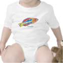 Oh Buoyant! Cartoon Fish Cute Infant  t-shirts