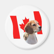 Oh Canada....and Beagles. Magnets