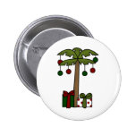 Oh Christmas Palm Tree Pinback Button