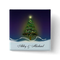 Oh Christmas Tree - First couple's Christmas buttons