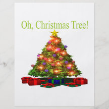 Oh Christmas Tree Flyer