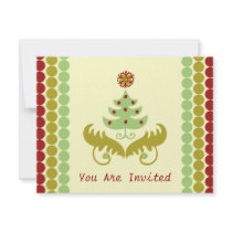 Oh Christmas Tree invitations