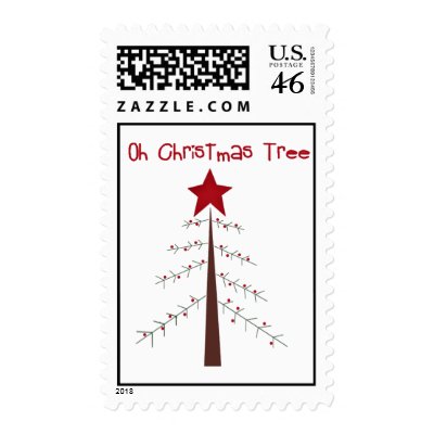 Oh Christmas Tree postage
