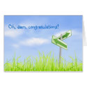Oh, darn, congratulations! cards by JessicaInSeattle Oh, darn, congratulations! cards