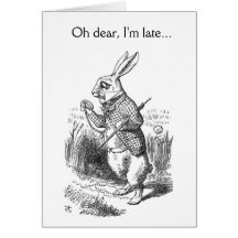Oh dear, I'm late... Greeting Cards