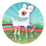 Oh Deer! Colorful Albino Stickers