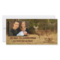 Oh Deer Photo card
