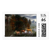 Oh Deer Postage Stamp