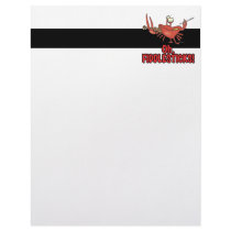 OH FIDDLESTICKS silly fiddler crab Letterhead Design