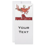OH FIDDLESTICKS silly fiddler crab rack cards