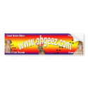 Oh Geez Bumper Sticker bumper stickers by mikek92349 Oh Geez Bumper Sticker bumper stickers