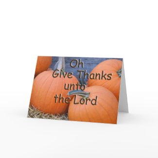 Oh Give Thanks card