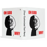 Oh God Why Guy Rage Face Meme binders