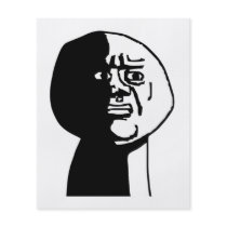 Oh God Why Guy Rage Face Meme Personalized Flyer