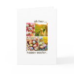 oh hey... happy easter. greeting card