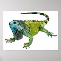 Oh How Iguana Go Home Print