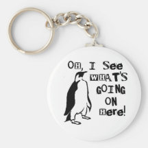 Oh, I See What's Going On  Here Key Chains