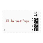 Oh I'Ve Been To Prague Postage Stamp