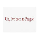 Oh I'Ve Been To Prague