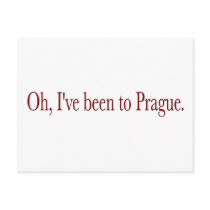 Oh I'Ve Been To Prague postcards