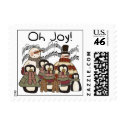 Oh Joy Penguin and Snowman Postage postage
