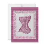 Oh La La Lolita's Corset Bachelorette Personalized Invitations