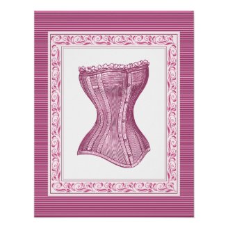 Oh La La Lolita's Corset Bachelorette Personalized Invitations