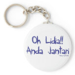 oh lidia Azul Keychain