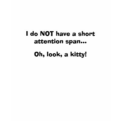 Oh, look, a kitty! t shirts by DoubleGrande