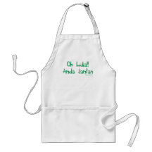 oh Lydian Verde Aprons