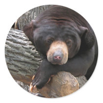 Oh Man, What a Day! Round Sticker