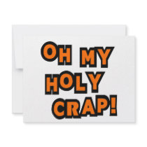 Oh My Holy Crap! invitations