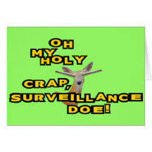 Oh My Holy Crap Surveillance Doe Cards