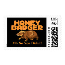 Oh No Honey Badger Stamp