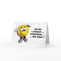 Oh no!I forgot ...something cards