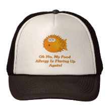 Oh No, My Food Allergy Is Flaring Up Again! Trucker Hat